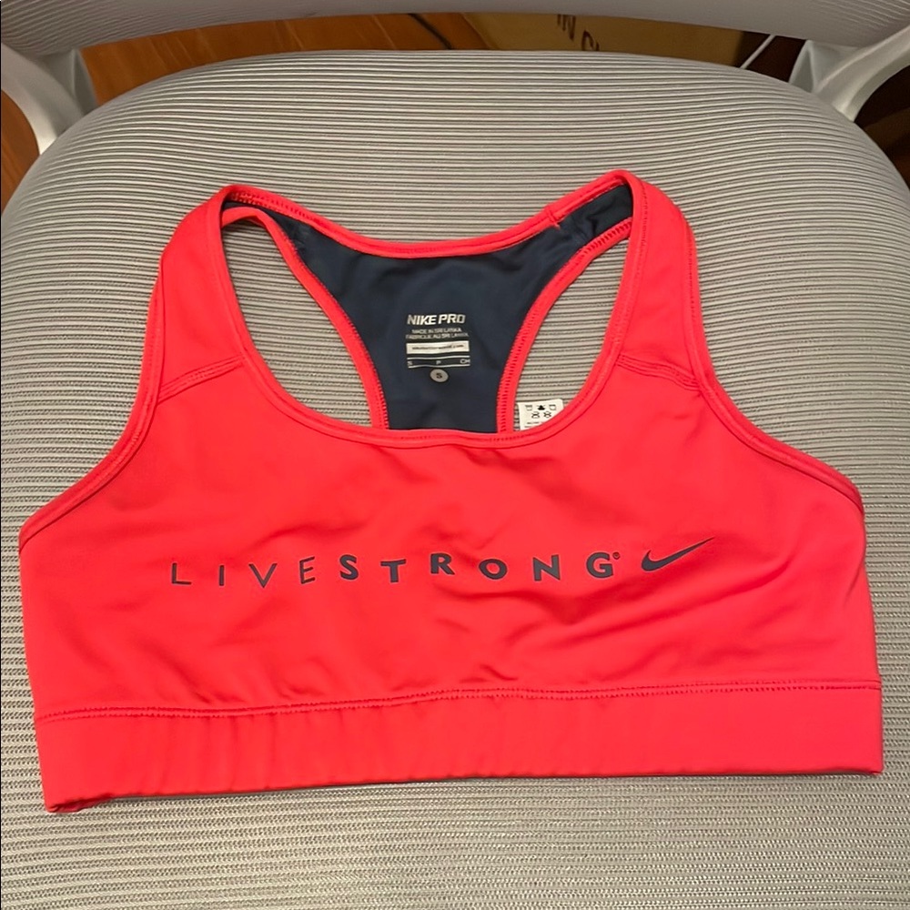 Nike Red Sports Bra for Intense Workouts